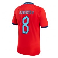 Dres Engleska Jordan Henderson #8 Gostujuci SP 2022 Kratak Rukav